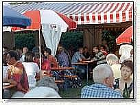 Blick zum Festzelt