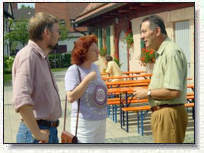 Claudia Amm (mitte), Werner Pleyer (recht)